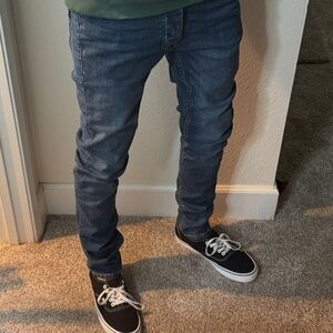 Topman Indigo Skinny Jeans